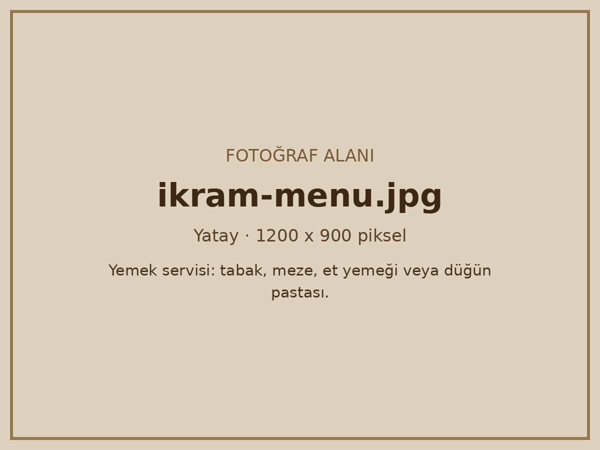 Rheinaura mutfağından düğün menüsü