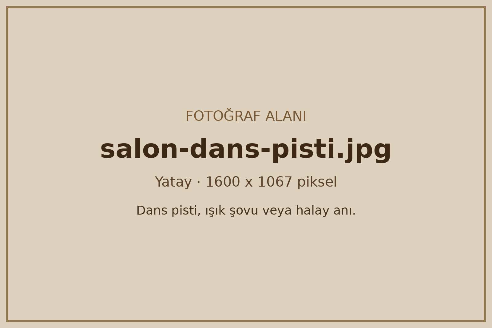 Işıklı dans pisti ve halay